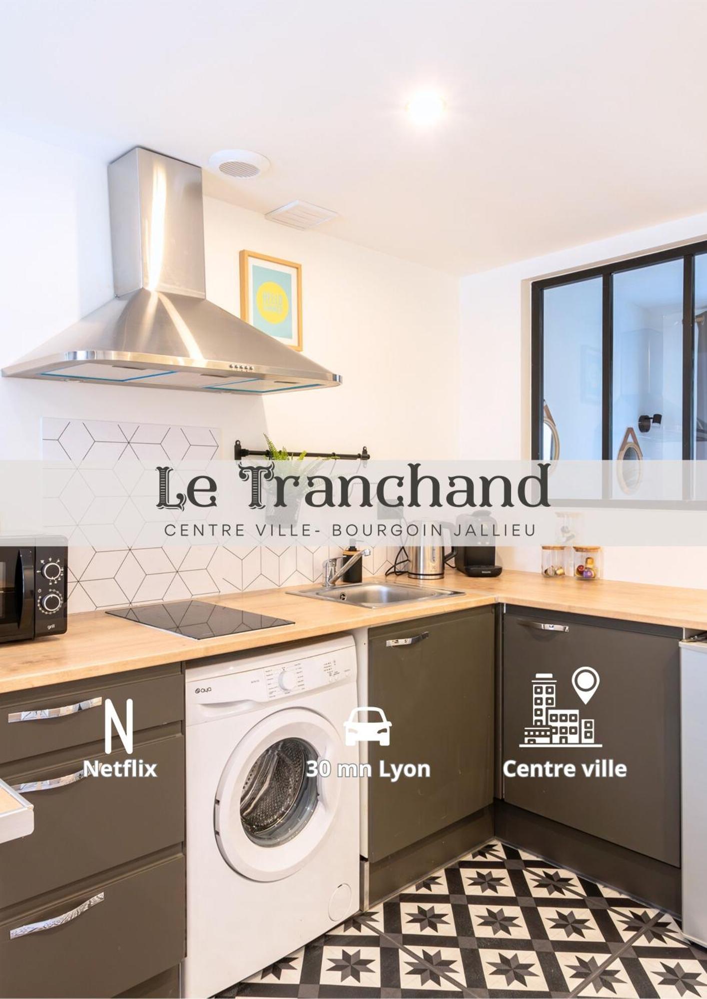 Le Tranchand☆City Center☆Wifi Hd Bourgoin-Jallieu Dış mekan fotoğraf